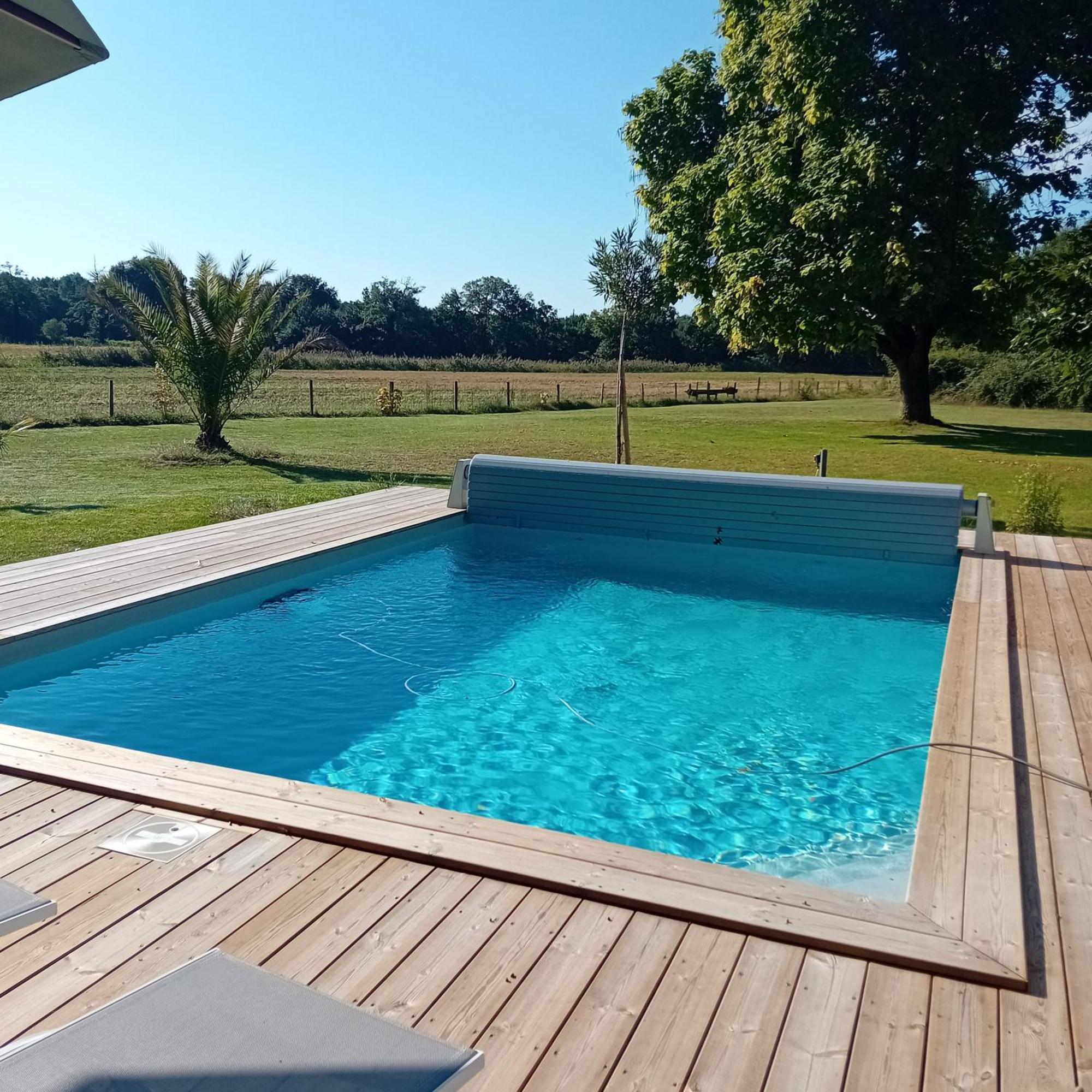 Maison Neuve Avec Piscine Chauffee, 4 Kms De Contis Plage Saint-Julien-en-Born Exterior foto